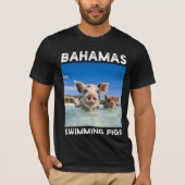 Bahama's Zwemvarkens Exuma T-shirt (Voorkant)