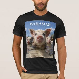 Bahamas Zwijn die Zwemt - Exuma Varkensstrand Avon T-shirt