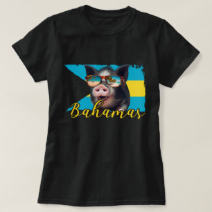 Bahamas Zwijn die Zwemt - Exuma Varkensstrand Avon T-shirt