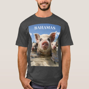 Bahamas Zwijn die Zwemt - Exuma Varkensstrand Avon T-shirt