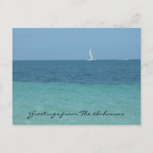 bahamasbegroeten briefkaart