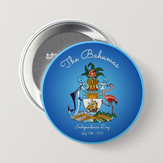 Bahamascoat Ronde Button 7,6 Cm (Voorkant /achterkant)