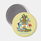 Bahamascoat van wapentuig Magnet (Voorkant / Achterkant)