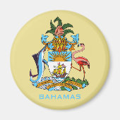 Bahamascoat van wapentuig Magnet (Voorkant)