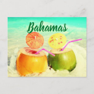 Bahamaskokosnoten Briefkaart