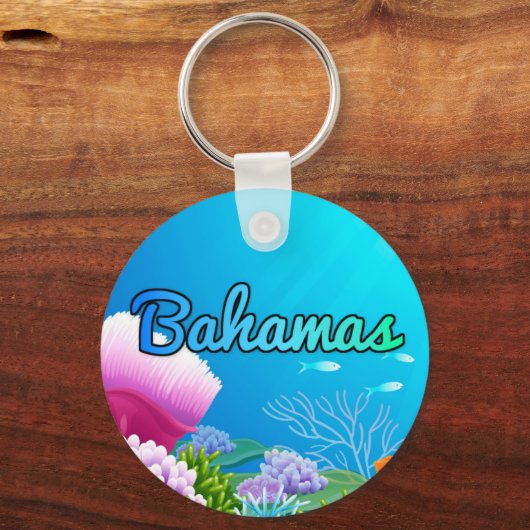 Bahamasrif Sleutelhanger (Voorkant)