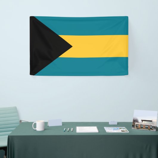Bahamasvlag Banner (Beurs)