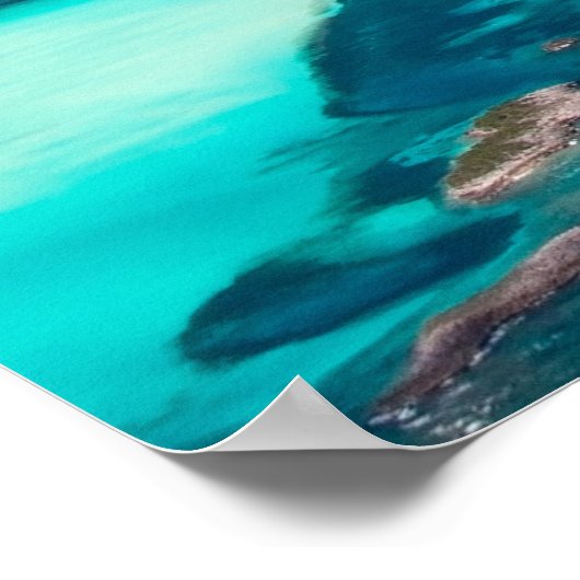 Bahamasvliegtuig Poster (Hoek)