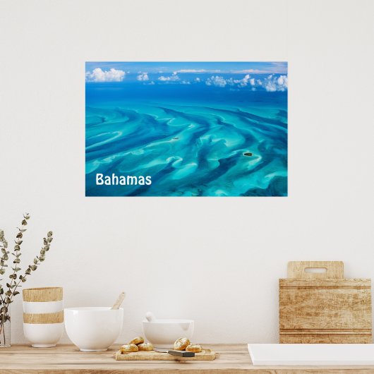 Bahamasvliegtuig Poster (Keuken)