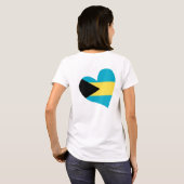 Bahamiaans in hart en nieren t-shirt (Achterkant volledig)