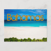 Bahamian Beach Briefkaart (Voorkant)