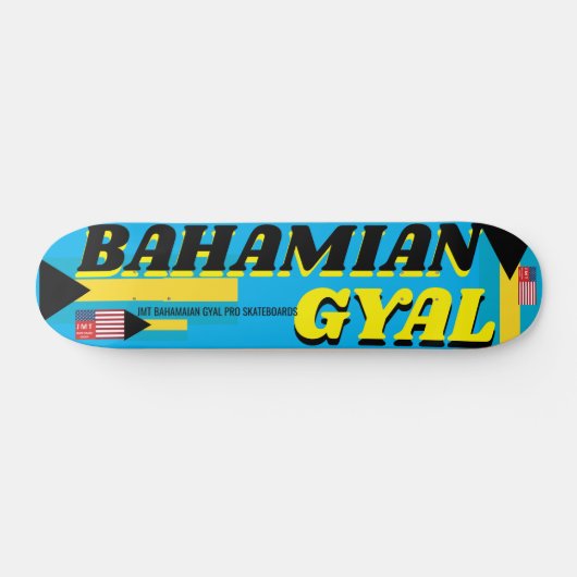 BAHAMIAN GYAL JMT 7 3/4" Skateboard Deck (Horizontaal)