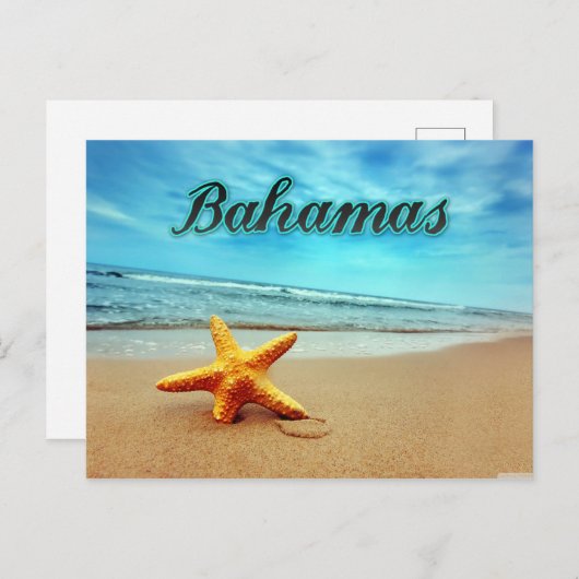 Bahamszeester Briefkaart (Voorkant / Achterkant)