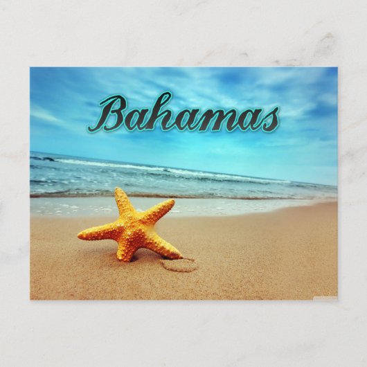 Bahamszeester Briefkaart (Voorkant)