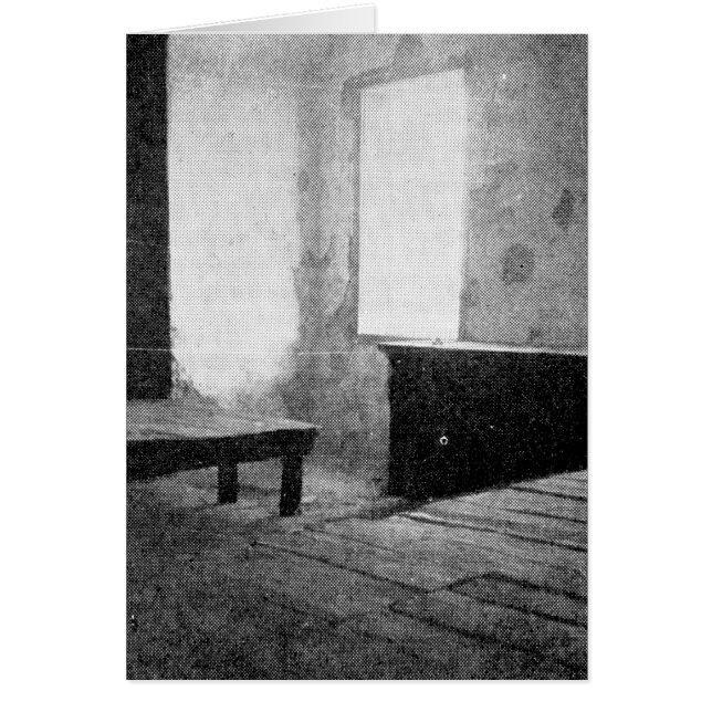 Baha'u'llah's gevangeniscel, ca. 1900 (Voorkant)