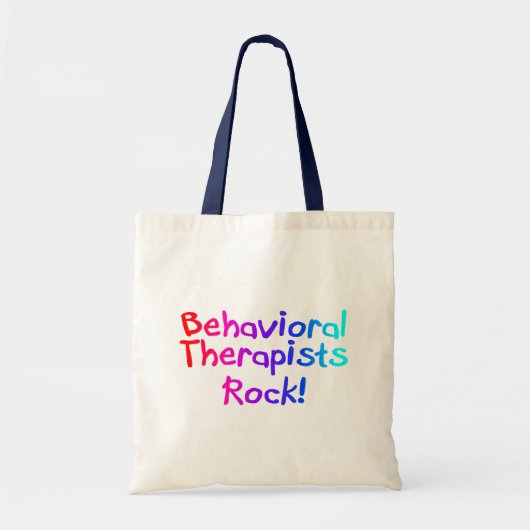 Bahaviorial Therapist Rock Tote Bag (Voorkant)