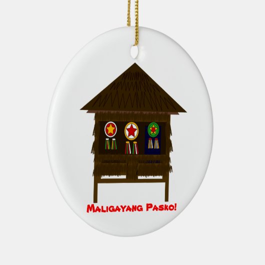 Bahay Kubo Keramisch Ornament (Rechts)