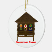 Bahay Kubo Keramisch Ornament (Links)