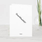 BAHHHH. JE BENT "30" MAAR JE KUNT NOG STEEDS PARTI KAART (Achterkant)