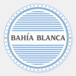 Bahía Blanca City Pride Emblem Argentijnse identit Ronde Sticker