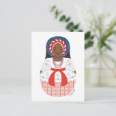 Bahia Brazilian Matryoshka-Briefkaart Briefkaart (Staand voorkant)
