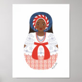 Bahia Brazililian Matryoshka Poster (Voorkant)