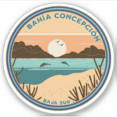 Bahía Concepción Baja California Sur Mexico RV Sticker (Voorkant)