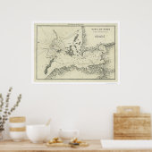 Bahia De Tampa Florida Map 1809 Poster (Keuken)