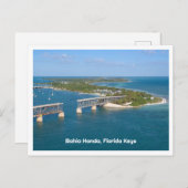Bahia Honda, Florida Keys Aerial Uitzicht vanaf he Briefkaart (Voorkant / Achterkant)