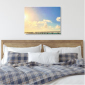 Bahia Honda Railroad Bridge Florida Keys Canvas Afdruk (Insitu (Slaapkamer))