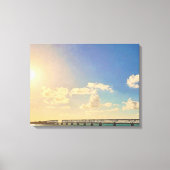 Bahia Honda Railroad Bridge Florida Keys Canvas Afdruk (Voorkant)