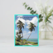 Bahia Honda State Park Florida Keys Fotoprint Feestdagenkaart (Staand voorkant)