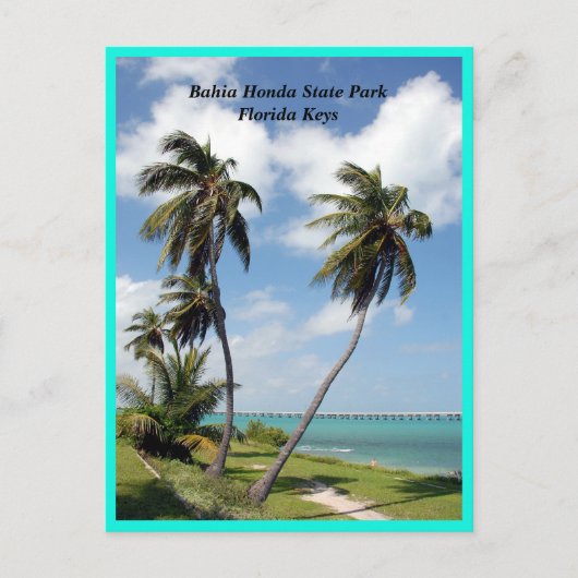Bahia Honda State Park Florida Keys Fotoprint Feestdagenkaart (Voorkant)