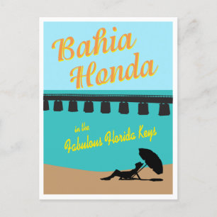 Bahia Honda State Park Florida Keys Illustratie Briefkaart