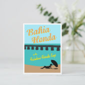 Bahia Honda State Park Florida Keys Illustratie Briefkaart (Staand voorkant)