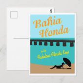 Bahia Honda State Park Florida Keys Illustratie Briefkaart (Voorkant / Achterkant)