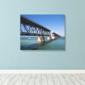 Bahia Honda State Park, Florida Keys, Key Canvas Afdruk (Insitu (Houten vloer))