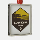 Bahia Honda State Park Florida Metalen Ornament (Rechts)