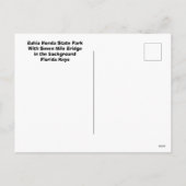 Bahia Honda State Park Keys Feestdagenkaart (Achterkant)