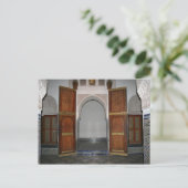 Bahia palace ...een deur briefkaart (Staand voorkant)