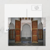 Bahia palace ...een deur briefkaart (Voorkant / Achterkant)