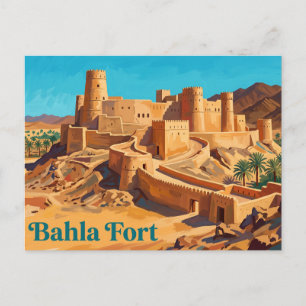 Bahla Fort Oman Briefkaart