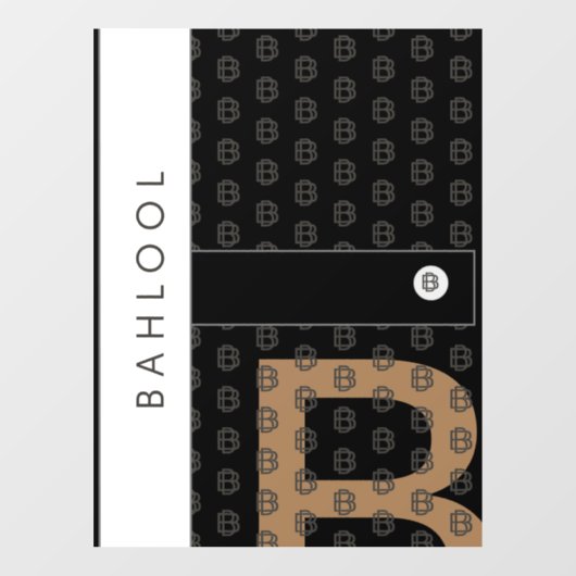 BAHLOOL RAAMSTICKER (Vel)