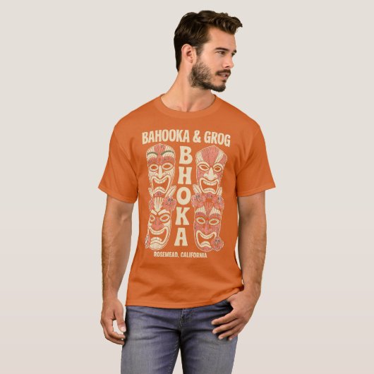 Bahooka Ribs & Grog T-shirt (Voorkant volledig)