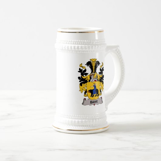 Bahr Family Crest Bierpul (Voorkant rechts)