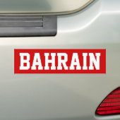 Bahrain Bumpersticker (Op auto)