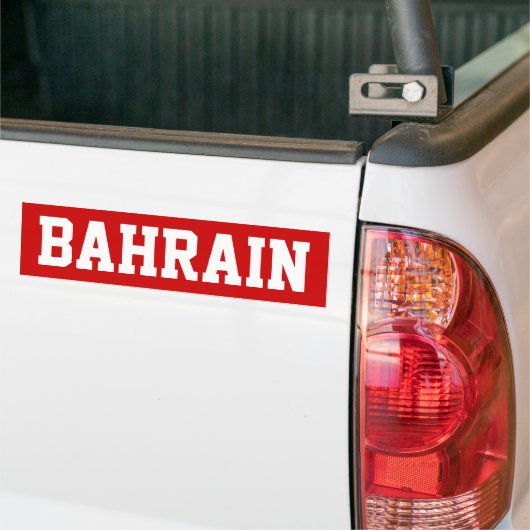 Bahrain Bumpersticker (Op Truck)