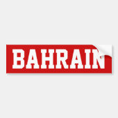 Bahrain Bumpersticker (Voorkant)