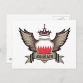 Bahrain Emblem Briefkaart (Voorkant / Achterkant)