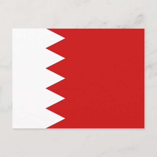 Bahrain Flag Briefkaart (Voorkant)